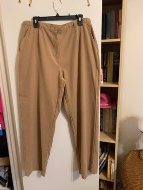 Coldwater Creek Women's Camel Straight-Leg Pants